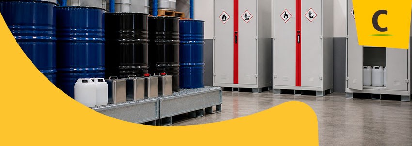 Soluciones para el almacenamiento seguro de sustancias químicas inflamables